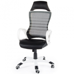 Офисное кресло Реноме white+black