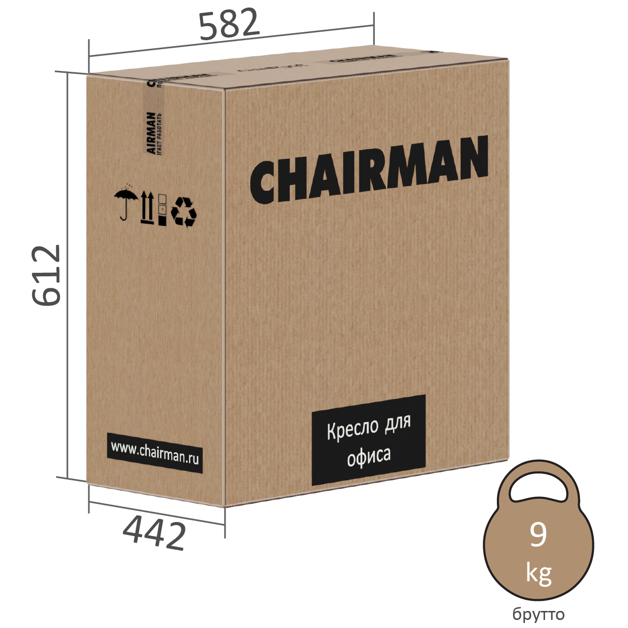 Кресло CHAIRMAN 117 home бирюзовый