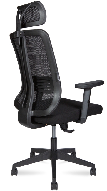 Офисное кресло Tema 2D черная ткань