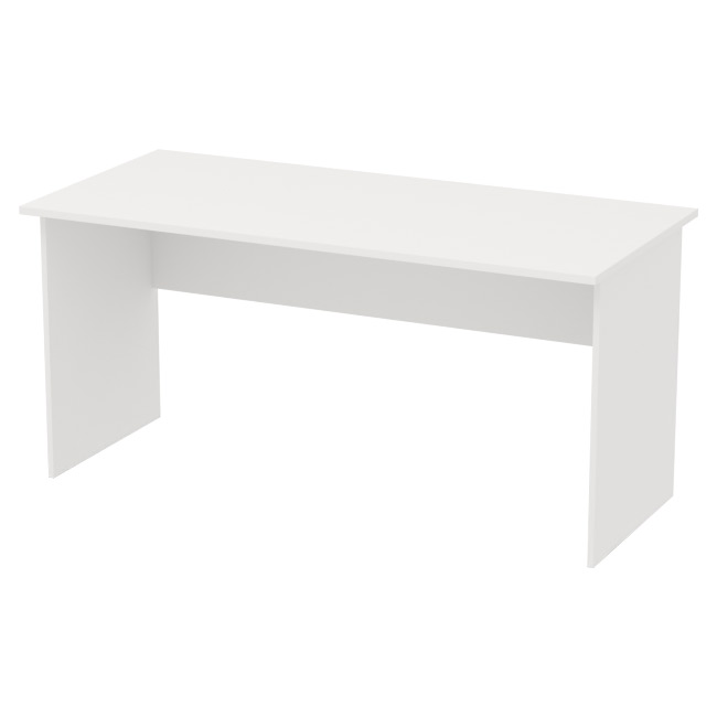 Офисный стол белого цвета СТ-10 160/73/76 см