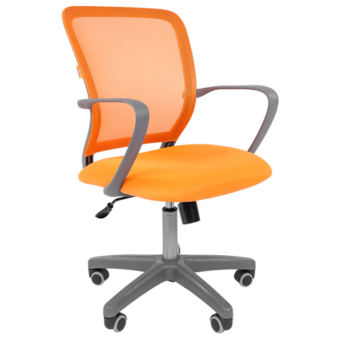 Кресло офисное CHAIRMAN 698 grey оранжевый