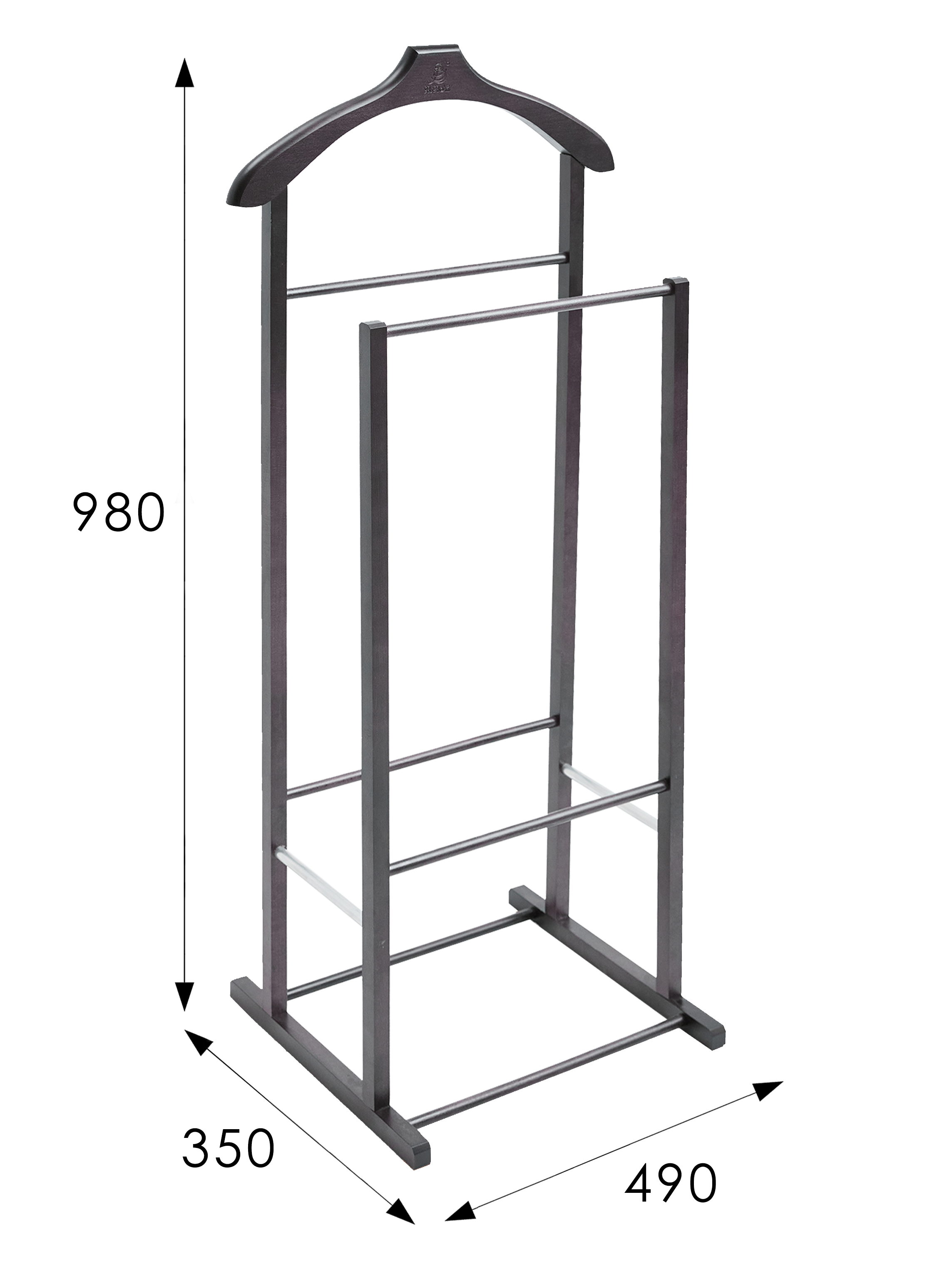 Вешалка костюмная В 27Н венге