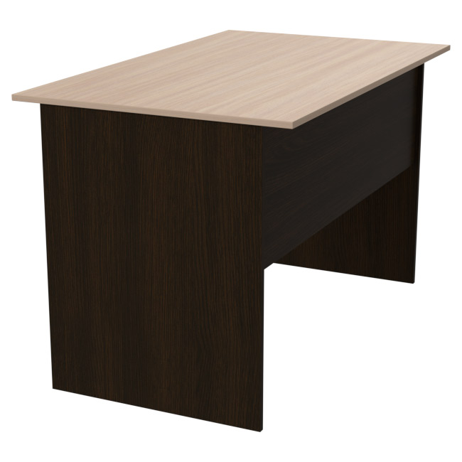 Офисный стол СТ-4 цвет Венге+Дуб Молочный 120/73/75,4 см