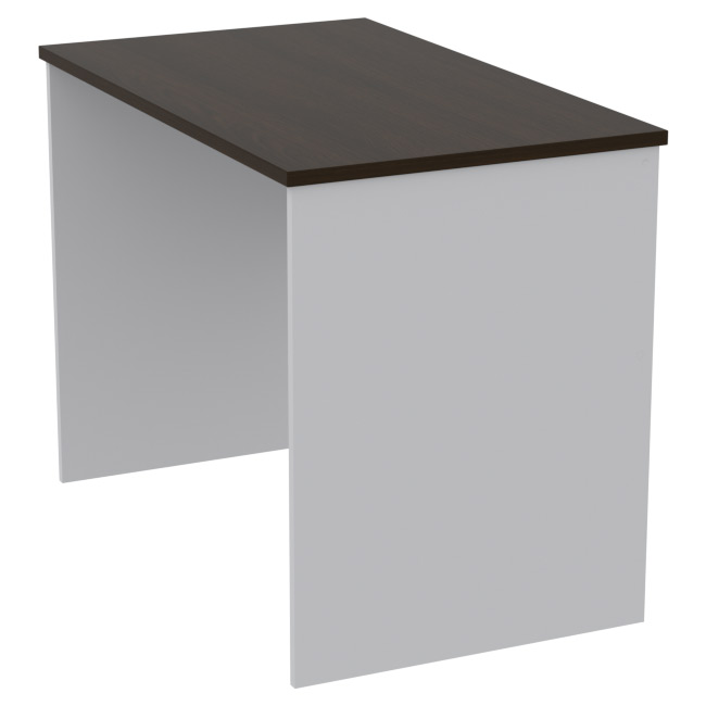 Офисный стол СТ-45 цвет Серый+Венге 100/60/76 см
