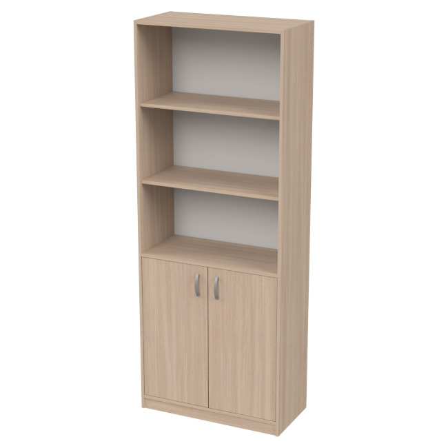 Офисный шкаф ШБ-3 цвет Дуб Молочный 77/37/200 см купить в Москве Офисный шкаф ШБ-3 цвет Дуб Молочный 77/37/200 см