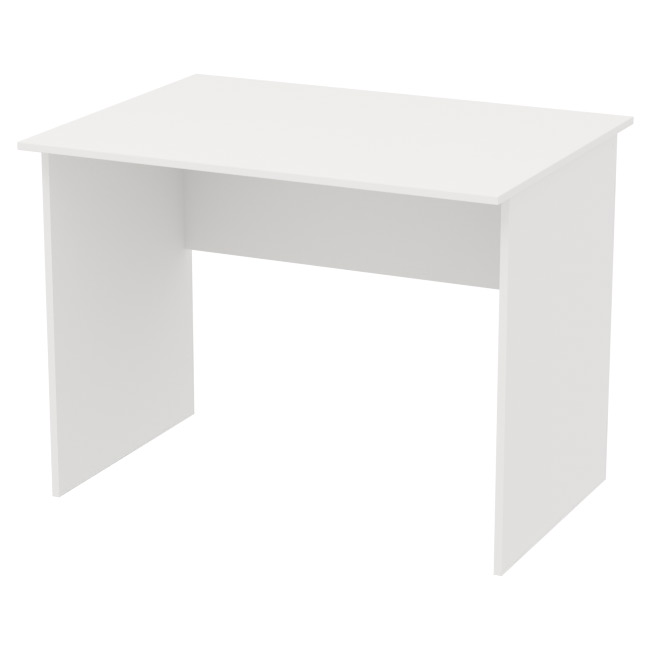 Офисный стол белого цвета СТ-2 100/73/75,4 см