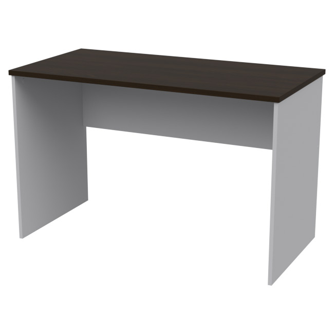 Офисный стол СТ-47 цвет Серый+Венге 120/60/76 см