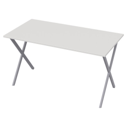 Стол на металлокаркасе СМХ-48 Цвет Белый 140/73/76