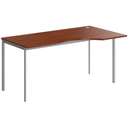 Стол офисный IMAGO-S СА-1S(R) Серебро Орех Французский