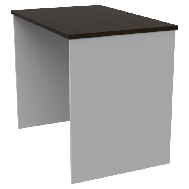 Офисный стол СТ-41 цвет Серый+Венге 90/60/76 см