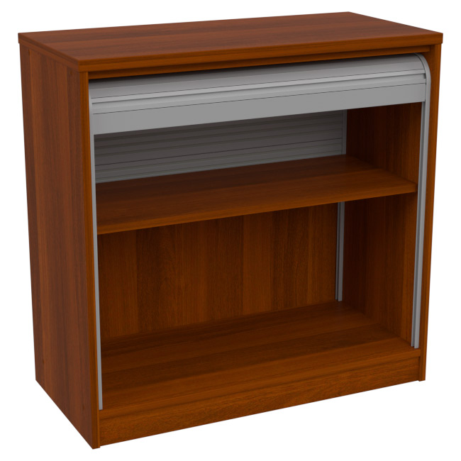 Офисный стеллаж с жалюзи СБЖ-39 цвет Орех Итальянский 77/37/76 см