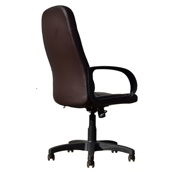 Кресло КР02 экокожа коричневый