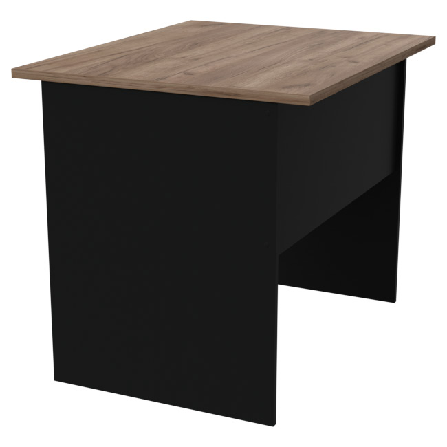 Офисный стол СТ-8 цвет Черный-Дуб Крафт 90/73/76 см