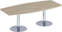 Стол для переговоров на опорах-колоннах ПТ-142 Дуб Скандинавский