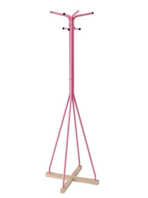 Вешалка напольная Галилео 218 розовый/шимо