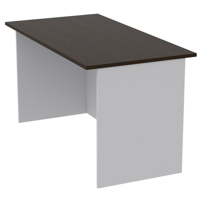 Офисный стол СТЦ-48 цвет Серый+Венге 140/73/76 см
