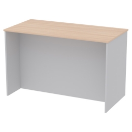 Переговорный стол  СТСЦ-3 цвет Серый+Дуб Молочный 120/60/75,4 см