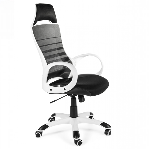 Офисное кресло Реноме white+black