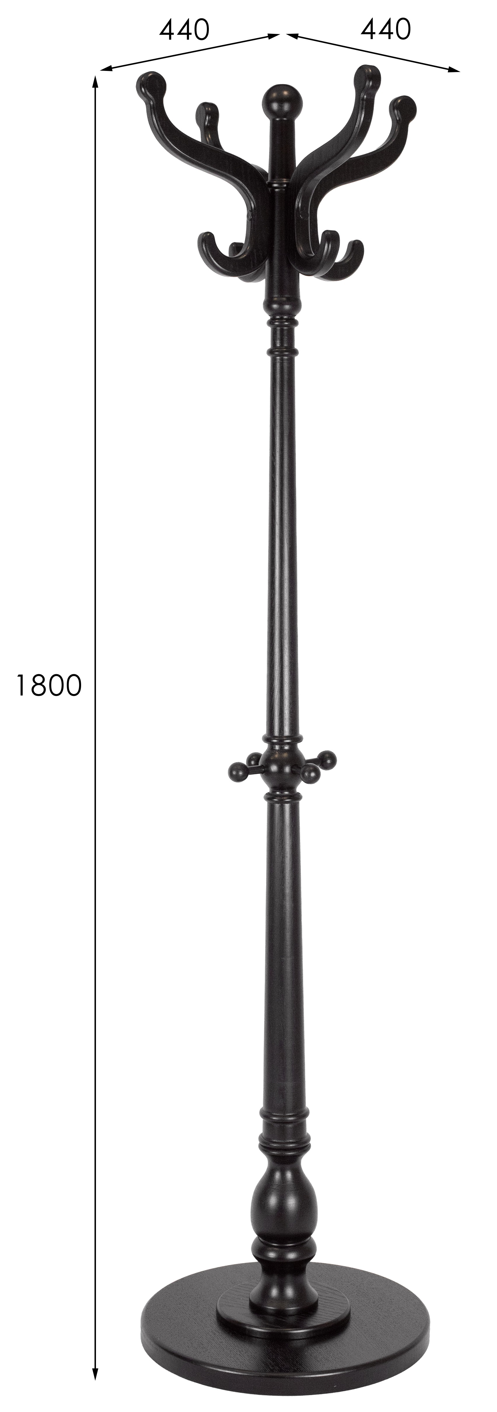 Вешалка напольная В 1Н венге