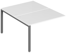 Приставка к столу TREND metall цвет белый 120/123/75