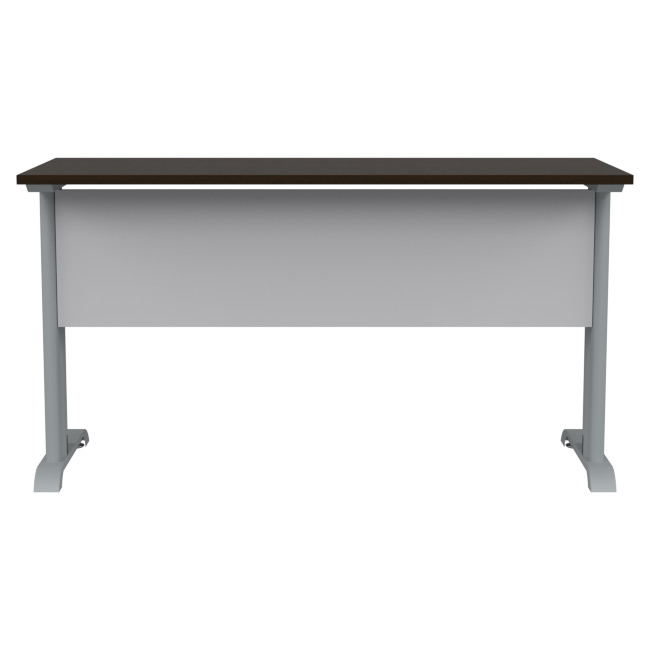 Стол на металлокаркасе СМ-42 цвет Венге+Серый