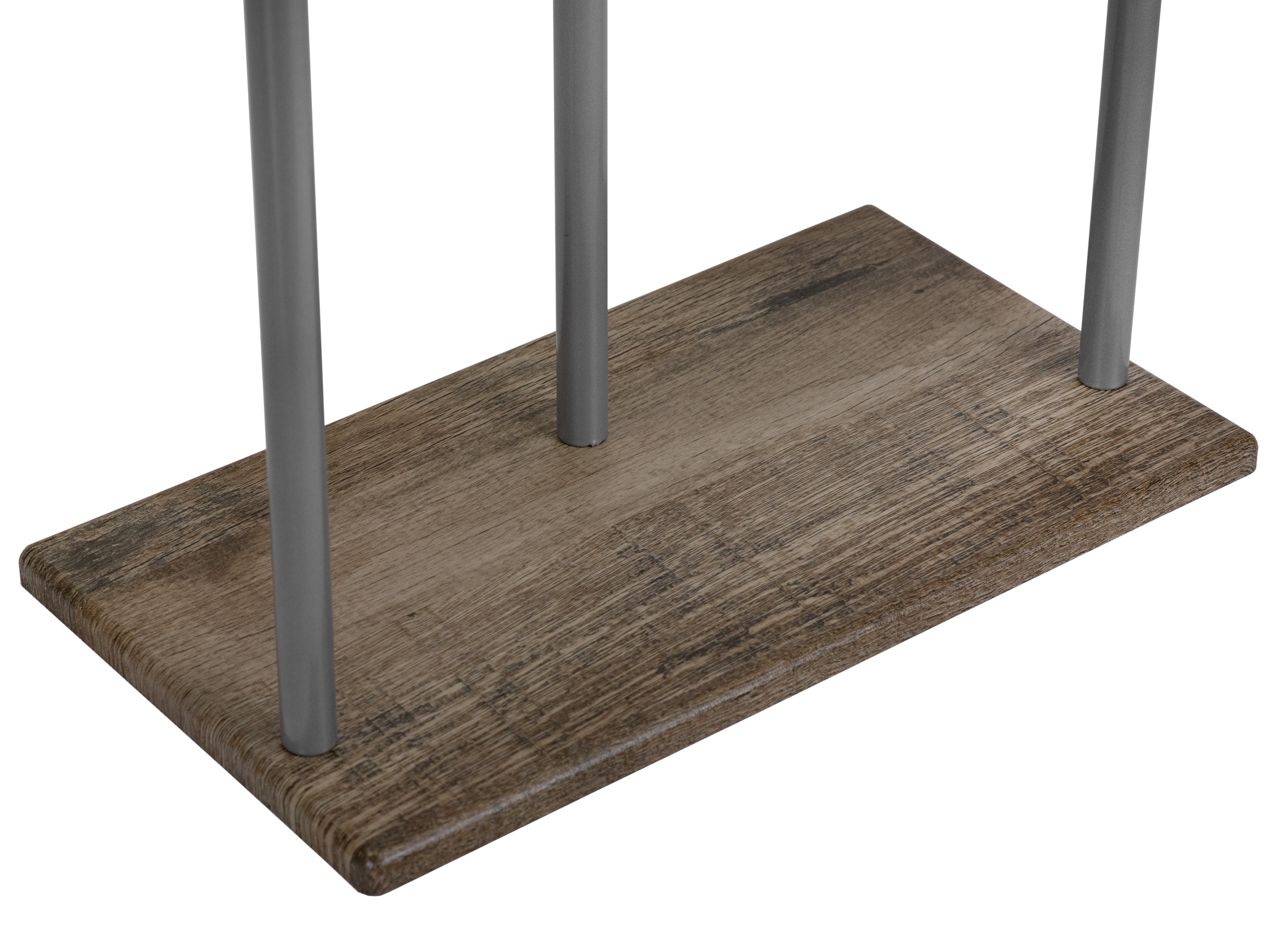 Вешалка костюмная Дэви 1 металлик/дуб крымский состаренный