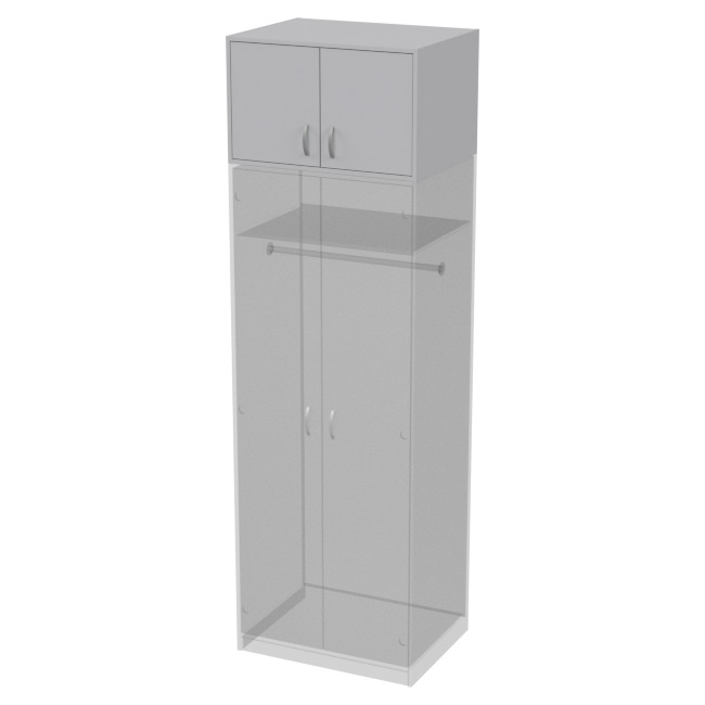 Антресоль АН-06 цвет серый 77/58/48