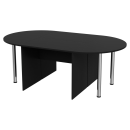 Стол для переговоров составной 210/120/76 Черный
