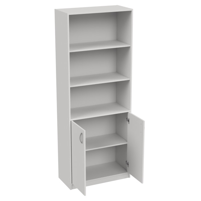Офисный шкаф ШБ-3 цвет Белый 77/37/200 см
