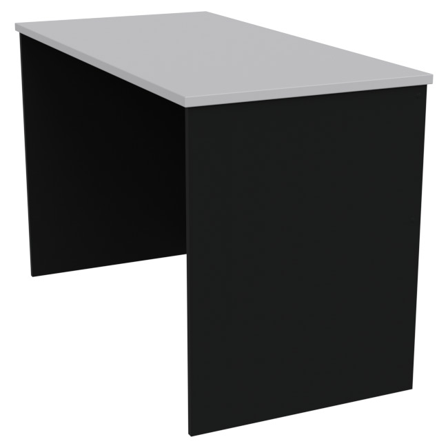 Стол узкий СТЦ-47 цвет Черный+Серый 120/60/76 см