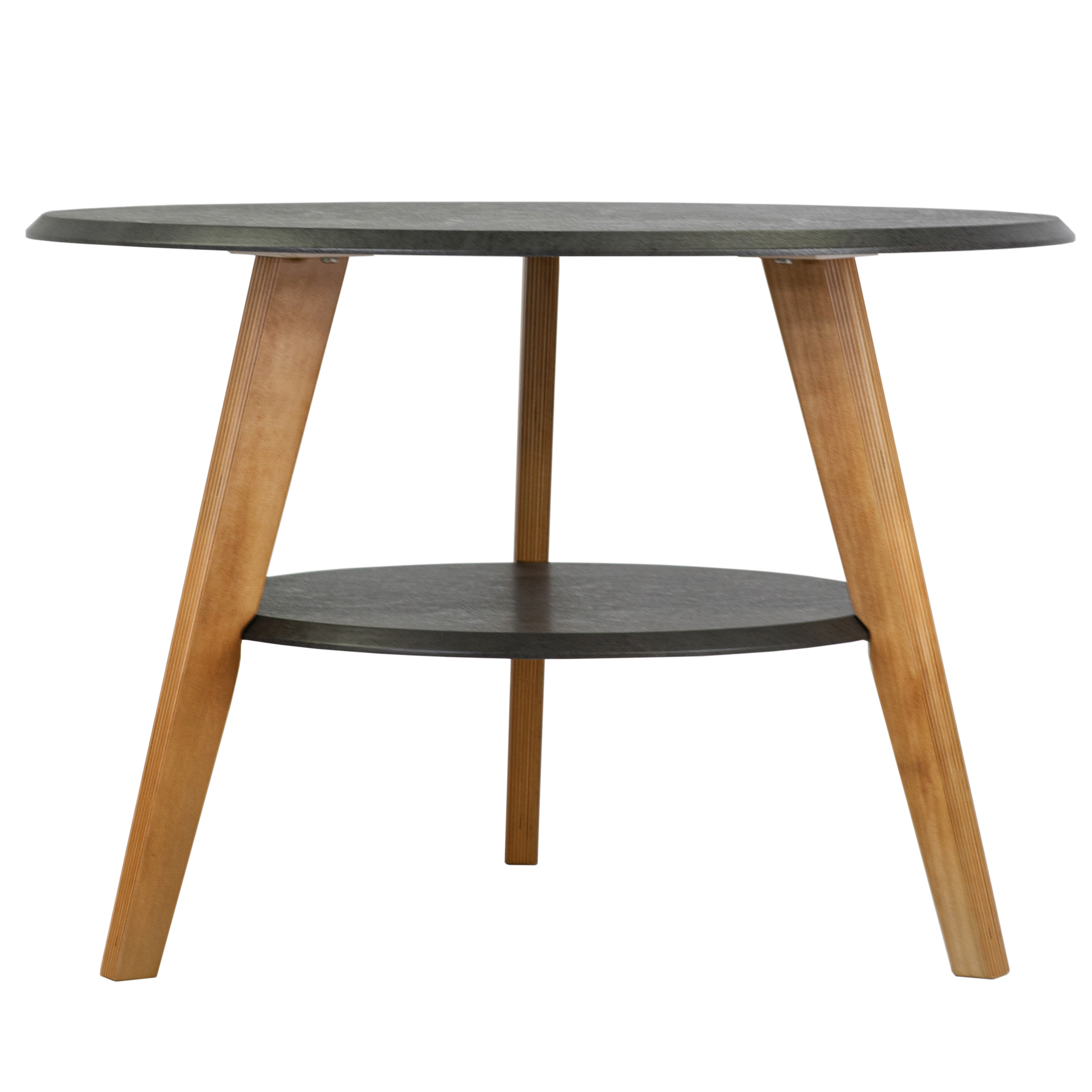 Стол журнальный BeautyStyle 17 серый бетон/бук