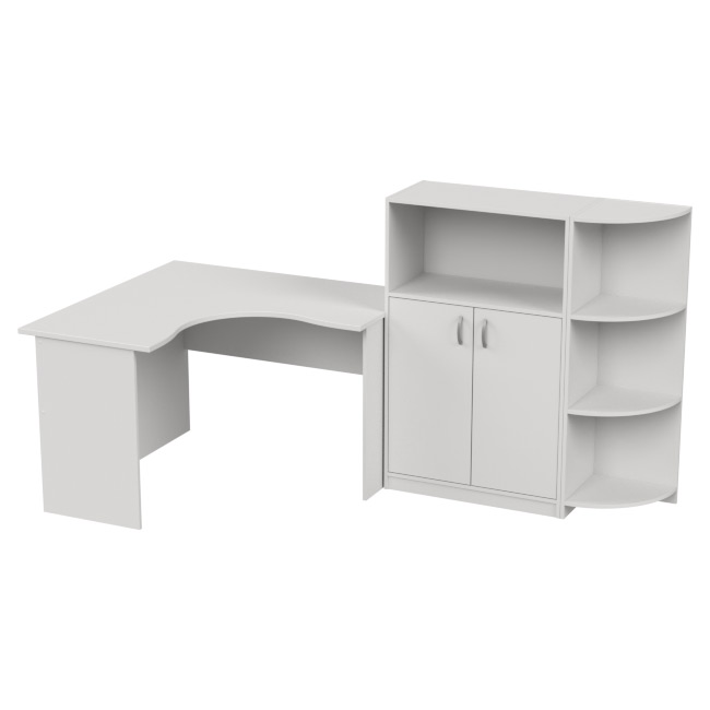 Комплект офисной мебели КП-10 цвет Белый