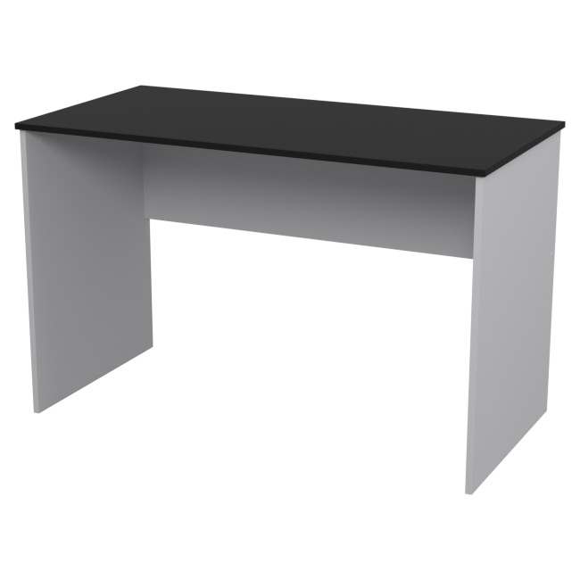 Стол СТ-3 цвет Серый-Черный 120/60/75,4 см