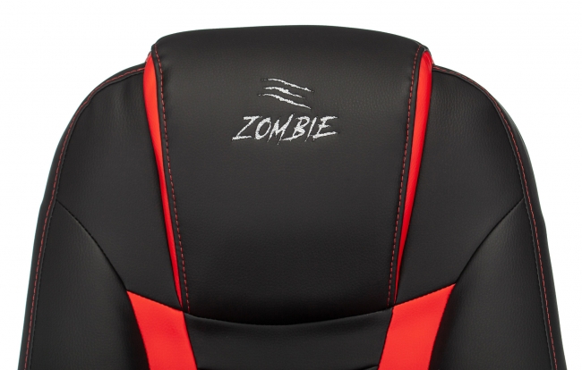 Кресло игровое Zombie 8 черный/красный