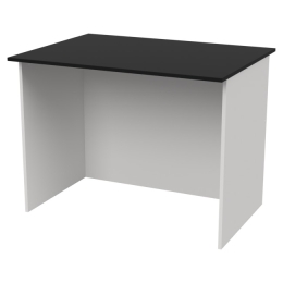 Стол для офиса СТЦ-2 цвет Белый+Черный 100/73/75,4 см