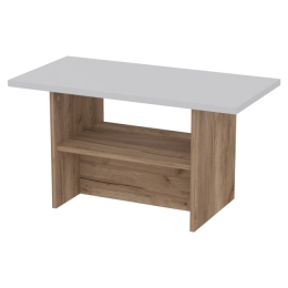 Журнальный стол СТК-17 цвет Дуб Крафт+Серый 80/40/43 см