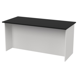 Переговорный стол СТСЦ-10 цвет Белый+Черный 160/73/76 см