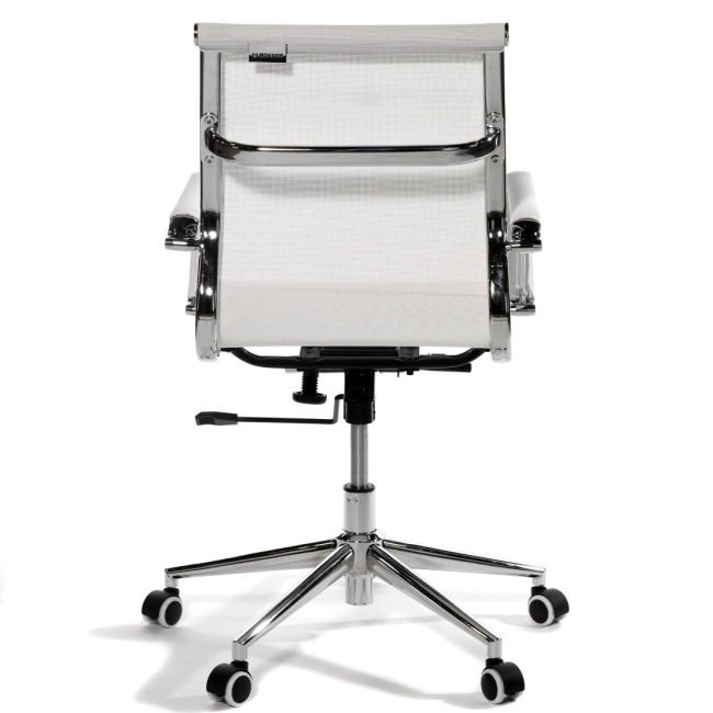 Офисное кресло премиум Хельмут LB белая сетка