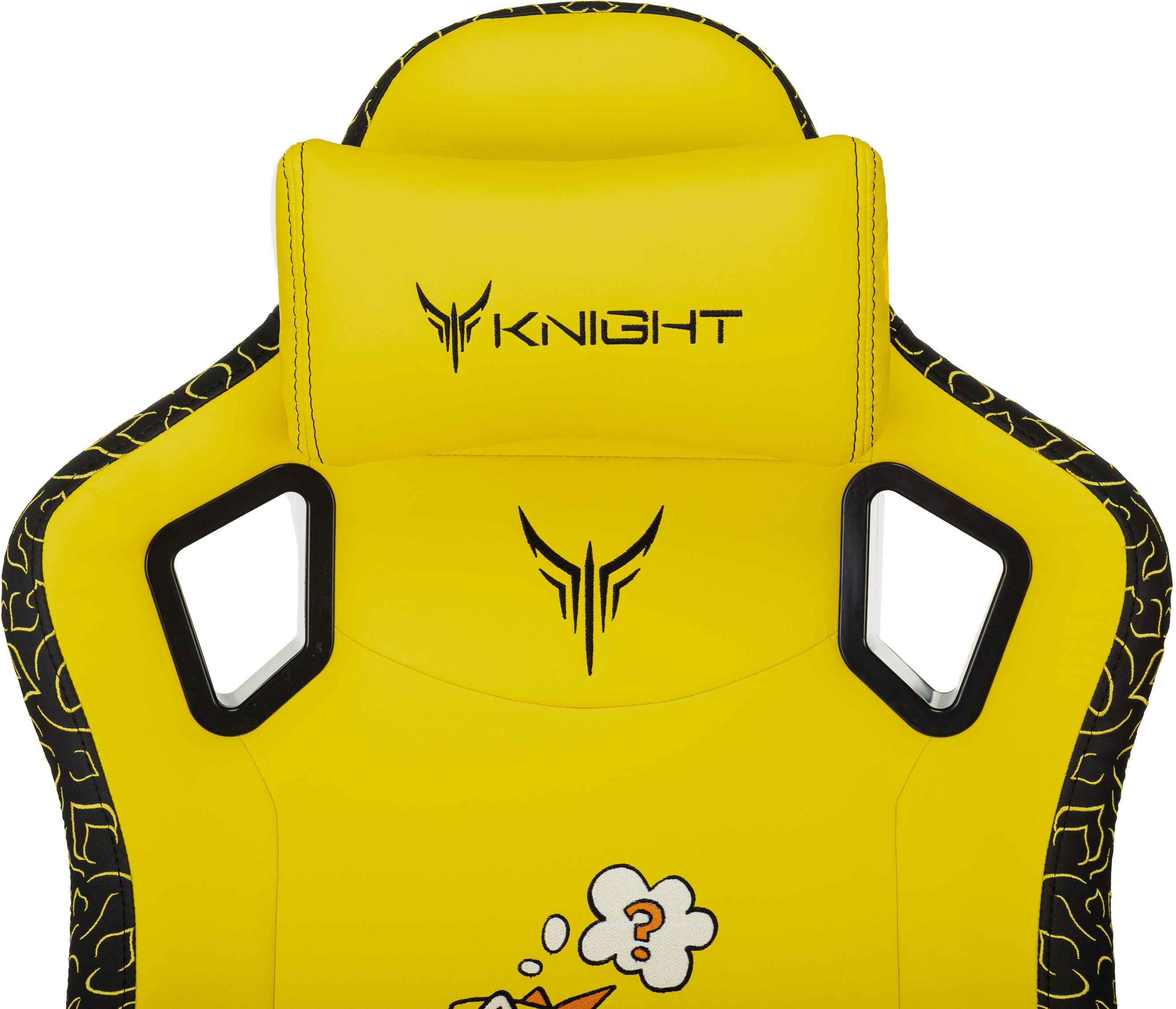 Кресло игровое Knight Craft Dragon желтый