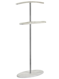 Вешалка костюмная Дэви 3 металлик/дуб дымчатый