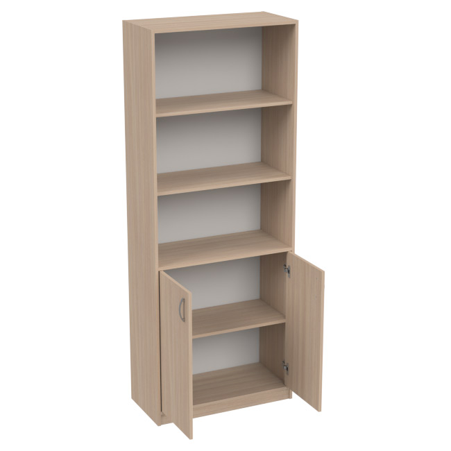 Офисный шкаф ШБ-3 цвет Дуб Молочный 77/37/200 см купить в Москве Офисный шкаф ШБ-3 цвет Дуб Молочный 77/37/200 см