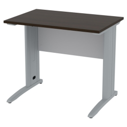 Стол на металлокаркасе СМ-41 цвет Венге+Серый