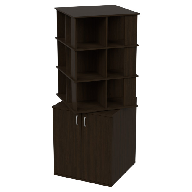 Офисный шкаф ШУВ-3 цвет Венге 77/77/200 см