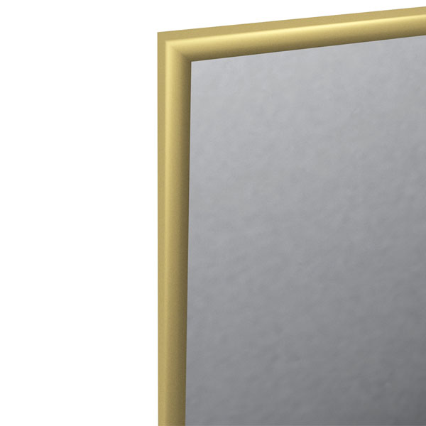 Зеркало настенное Сельетта-6 золото/матовое