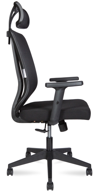 Офисное кресло Tema 2D черная ткань