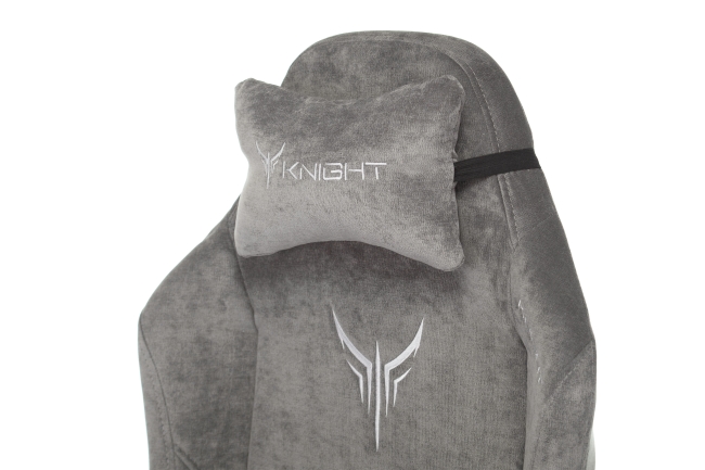 Кресло игровое Бюрократ KNIGHT N1 GREY