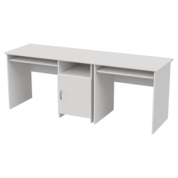 Офисный стол СК-21+СК-27 цвет Белый