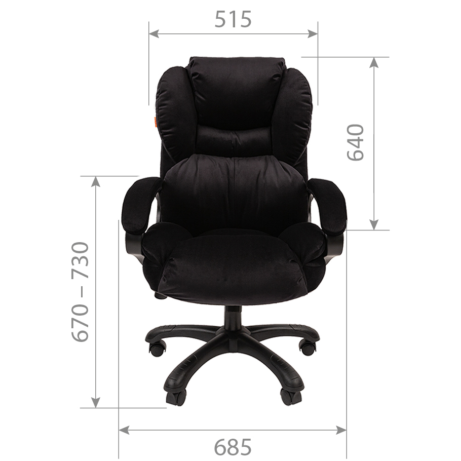 Кресло CHAIRMAN 434 home черный