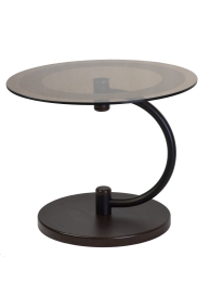 Стол журнальный Дуэт 13Н черный/венге/тонированное