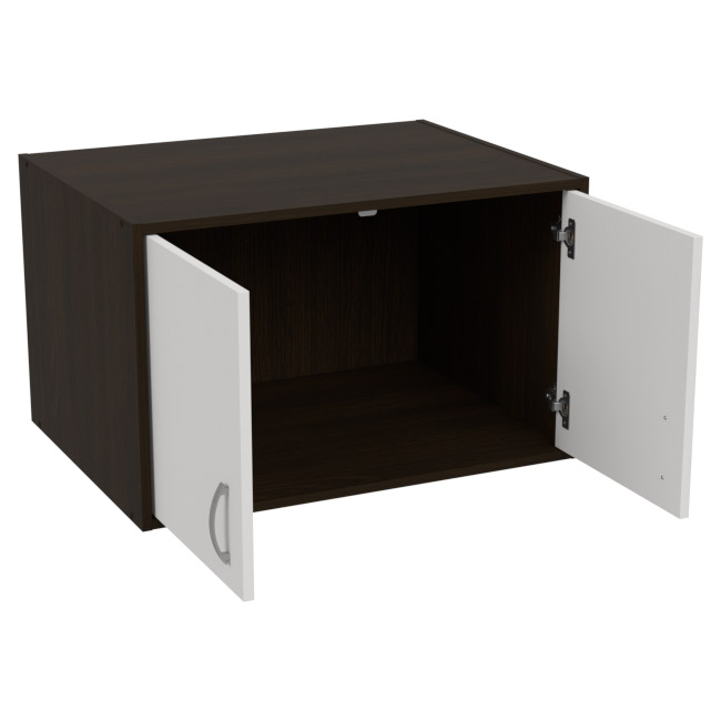 Антресоль АН-06 цвет Венге+Белый 77/58/48 см